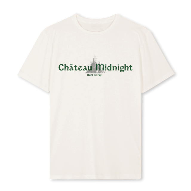 MIDNIGHT Vintage White Regular Tee.