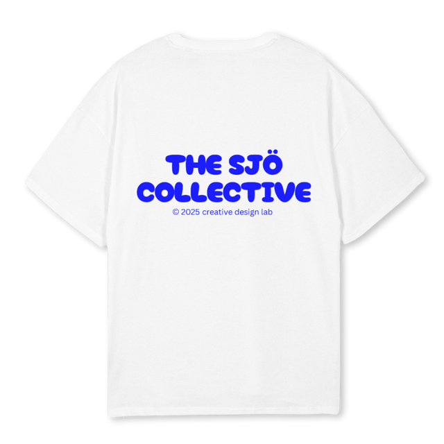 FIABLUE White Oversized Tee.