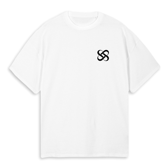 SAMPLEPALMS White Oversized Tee.