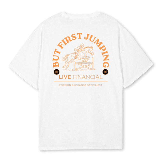 EQUILFTEE White Oversized Tee.