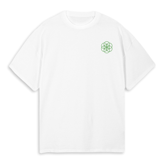 SCARTISSUE EGREEN OS White Oversized Tee.