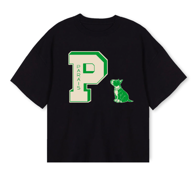 PDOGG Black Oversized Boxy Tee.