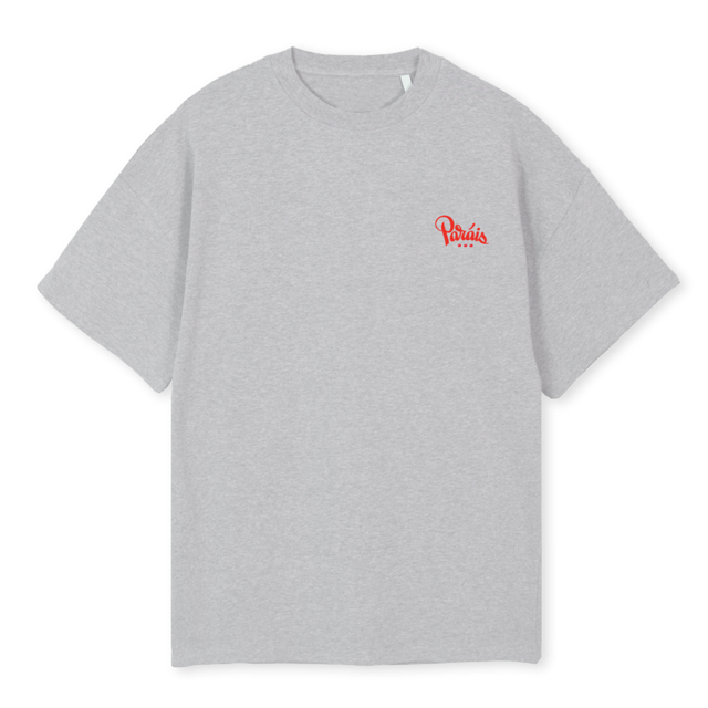 STUDYGAME Light Grey Marl Oversized Tee.