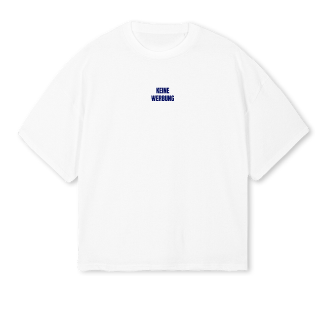 KATER White Oversized Boxy Tee.