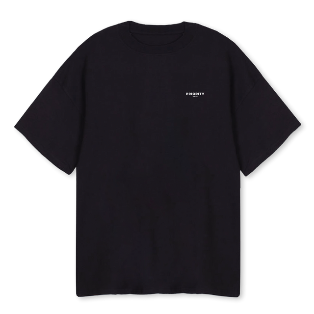 MONEG Black Oversized Tee.