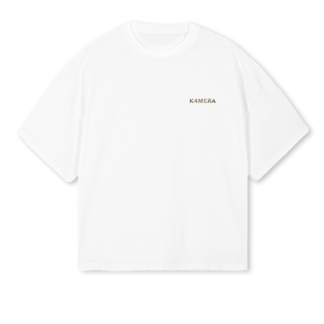 VREVRSF White Oversized Boxy Tee.
