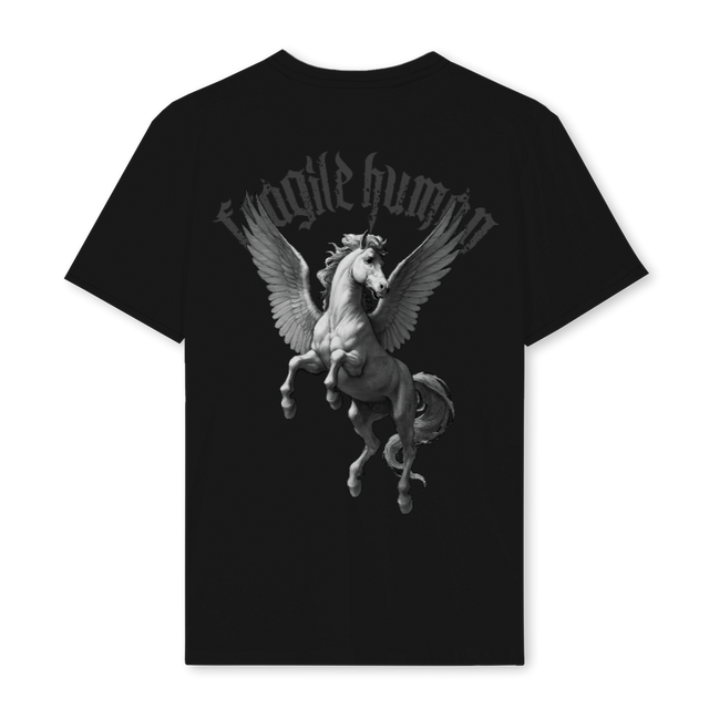 PEGASUS BLAC Black Regular Tee.