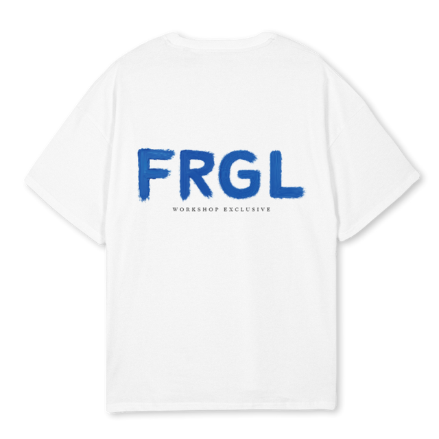FRGL SPR White Oversized Tee.