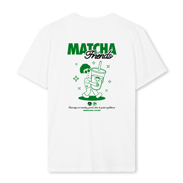 MATCHA White Regular Tee.