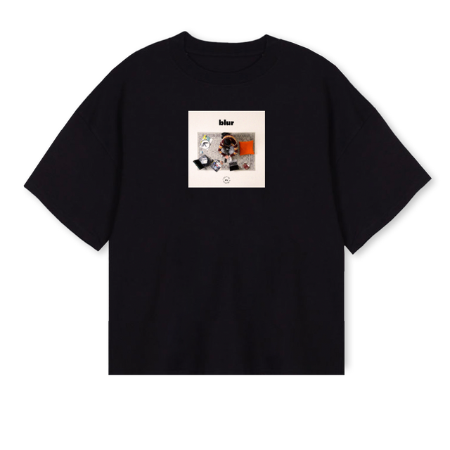 ARTYINTHEMIDDLESHIRT Black Oversized Boxy Tee.