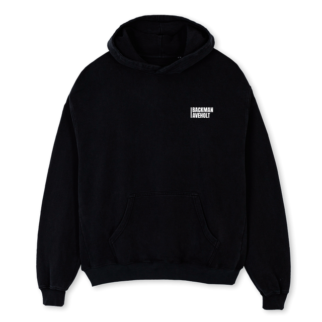 HOODIETEST Black Oversized Hoodie.