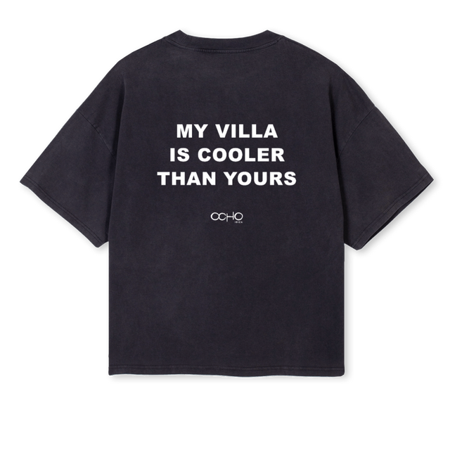 BETTER THAN YOURS Vintage Black Oversized Boxy Tee.