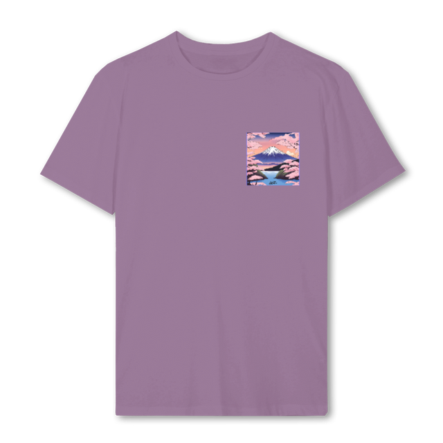 FUJIVIER Purple Regular Tee.