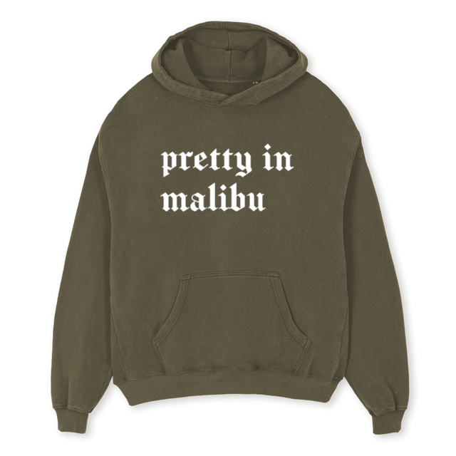 CLASSICLOGOOLIVE Vintage Olive Oversized Hoodie.