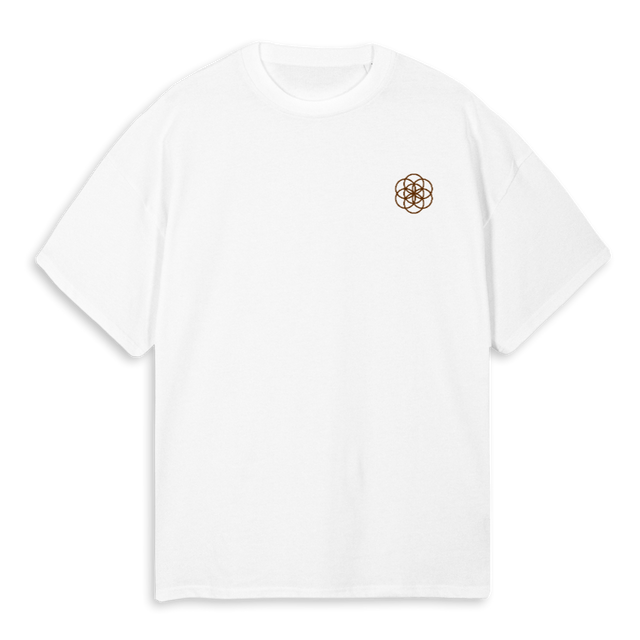 SCARTISSUE BRW OS White Oversized Tee.