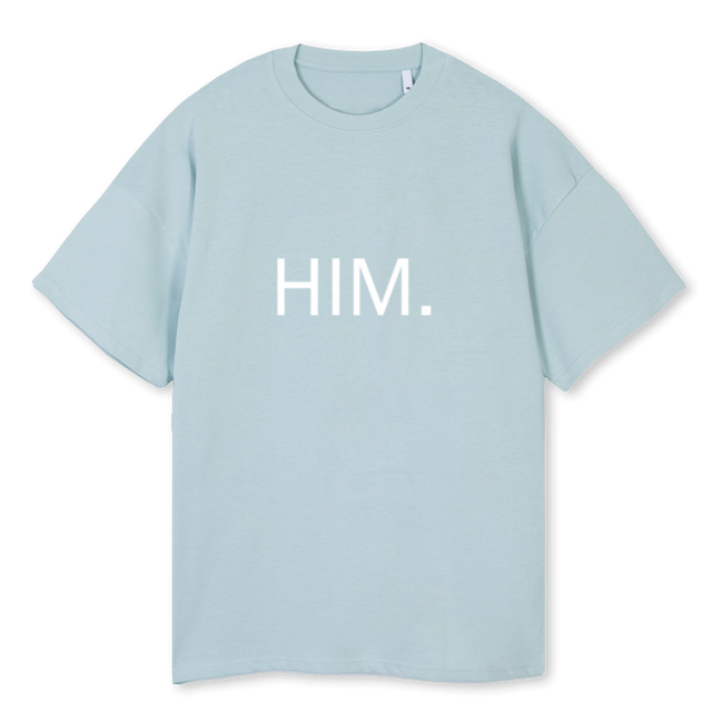 HIM Cold Blue Oversized Tee.