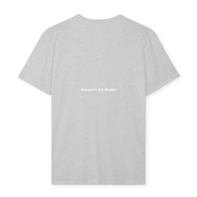 ETIQUETTE LIGHT Light Grey Marl Regular Tee.