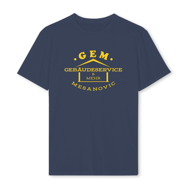 MESANOVIC Navy Blue Regular Tee.
