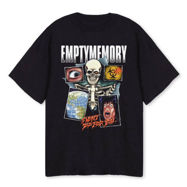 WNTDIEFRU Black Oversized Tee.