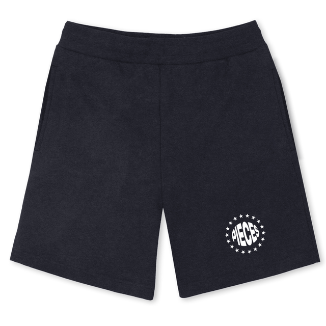 VINTAGEBLCKSHORT Vintage Black Relaxed Sweatshorts.