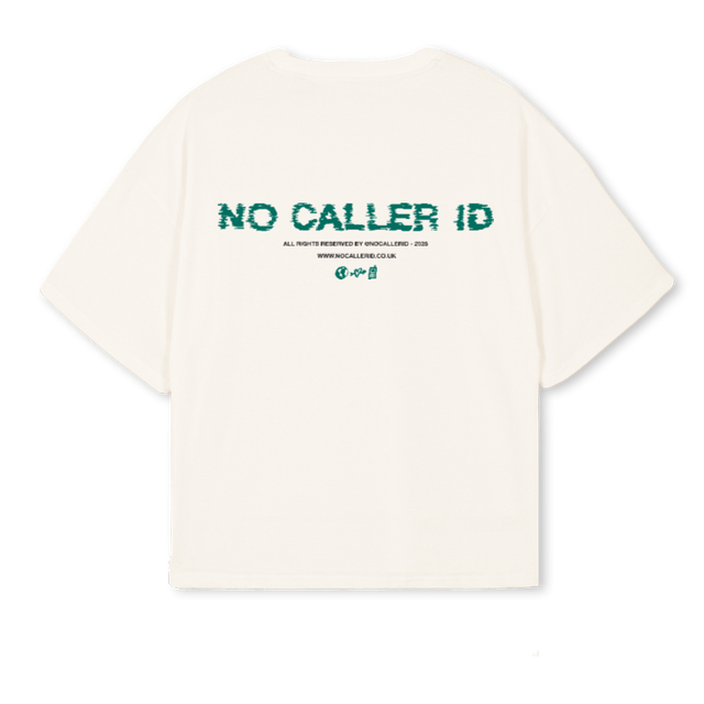 PRINTWASHEDWHITETEE Vintage White Oversized Boxy Tee.