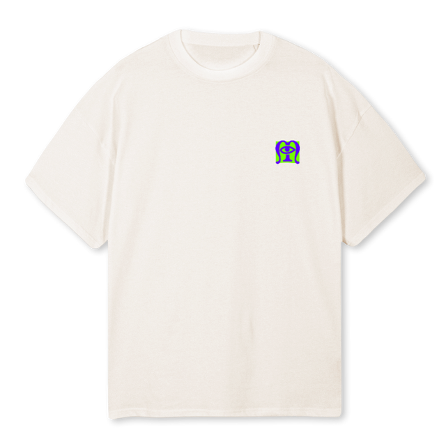 EASY Vintage White Oversized Tee.