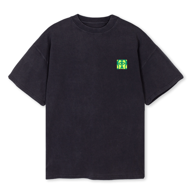SAV Vintage Black Oversized Tee.