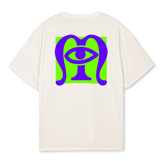 BOB Vintage White Oversized Tee.