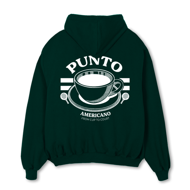 AMERICANO HOODIEZIP Wild Green Oversized Zipped Hoodie.