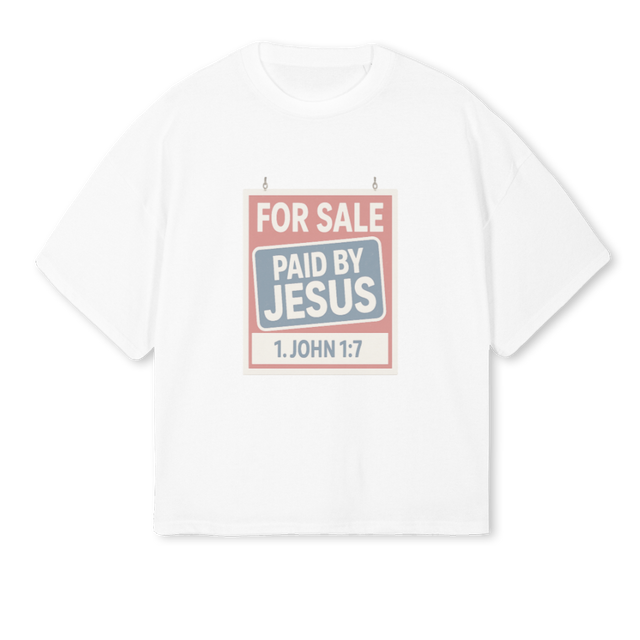 UNICCLUB White Oversized Boxy Tee.