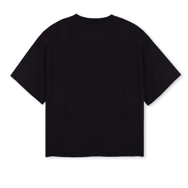 MY BALL Black Oversized Boxy Tee.