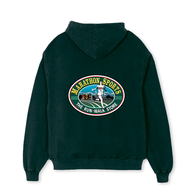 MARATHONSPORTSHOOD Wild Green Oversized Hoodie.