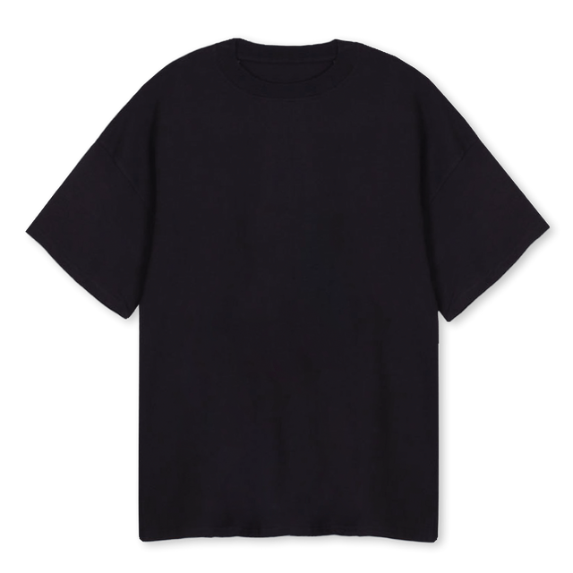 BIGGIE Black Oversized Tee.