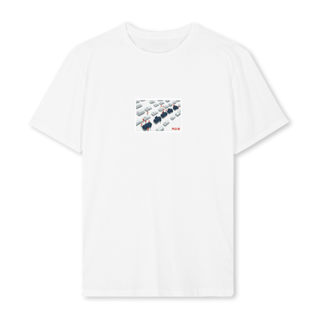 ADWBORDER White Regular Tee.