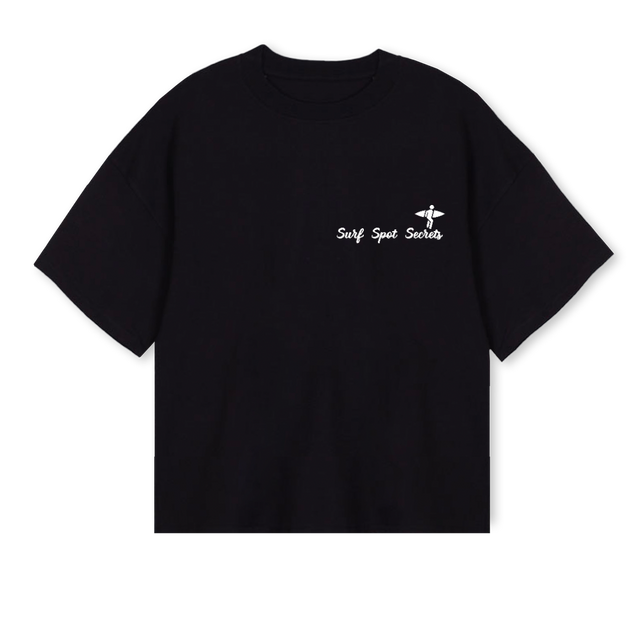 SSSFBTSHIRT Black Oversized Boxy Tee.