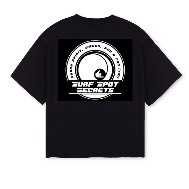SSSFBTSHIRT Black Oversized Boxy Tee.