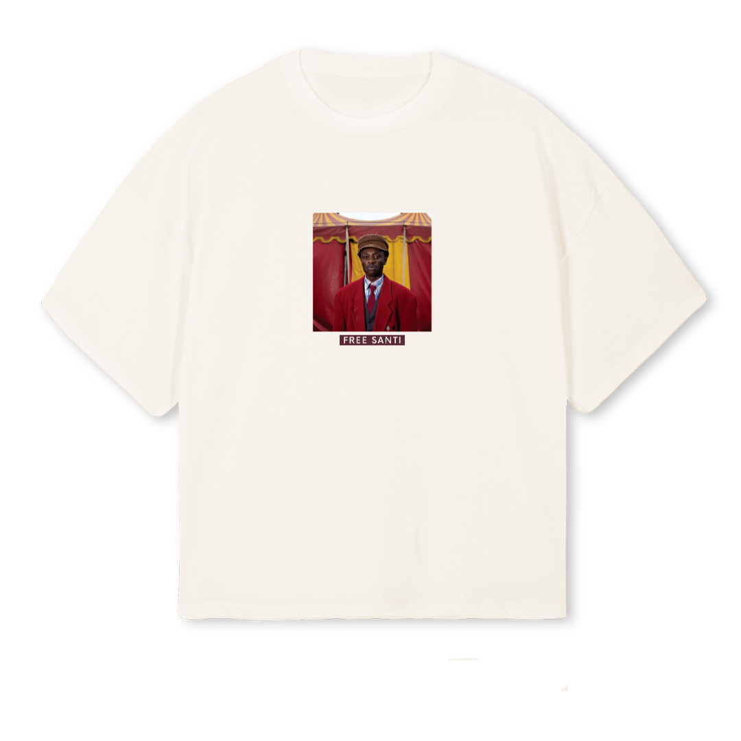 White Boxy Tee