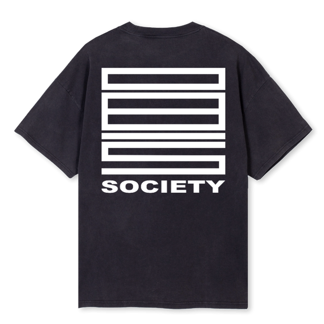 WHITEVINTAGE Vintage Black Oversized Tee.