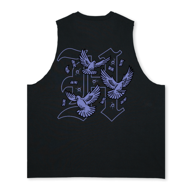 PALAMAHAMPA Deep Black Oversized Vest.