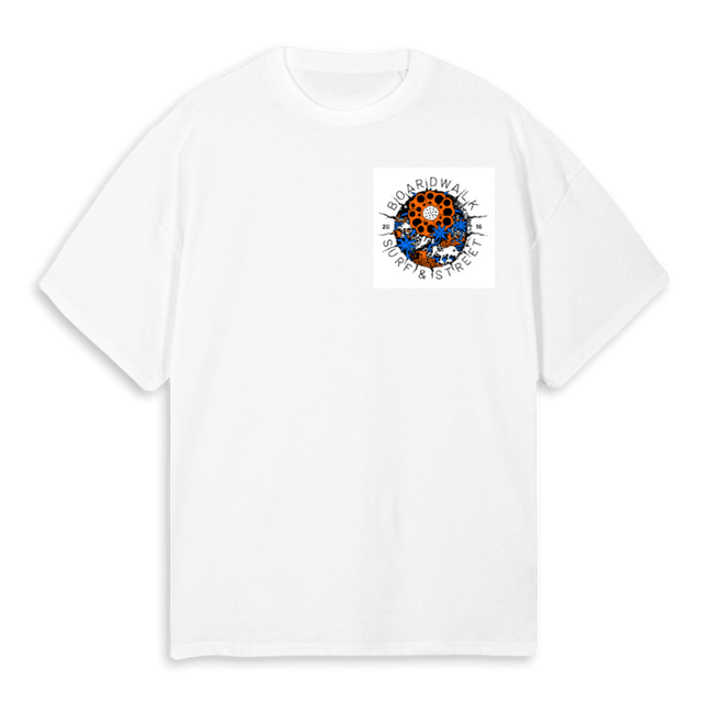 TEEFINSTA White Oversized Tee.