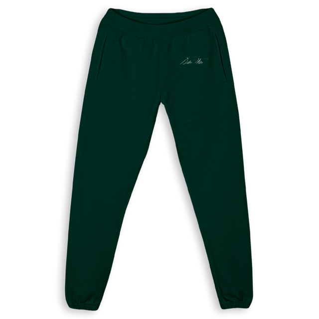 BELLAVIT Wild Green Relaxed Sweatpants.