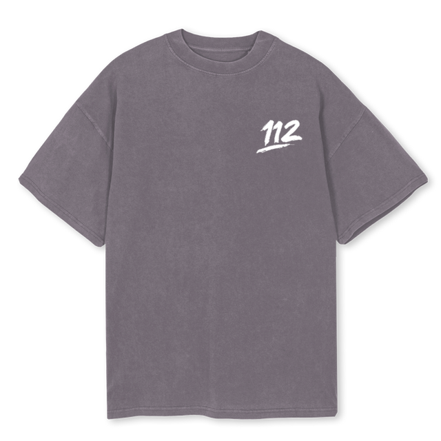 OV LRG LOG GRY Pigment Grey Oversized Tee.