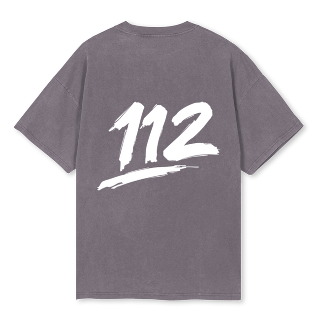 OV LRG LOG GRY Pigment Grey Oversized Tee.