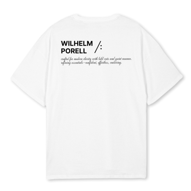 ICONTSHIRTSAMPLE White Oversized Tee.