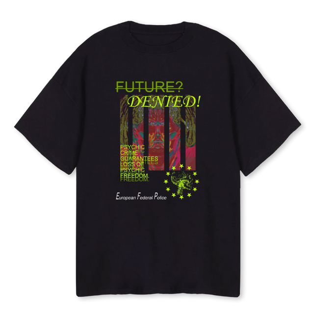FUTUREDENIEDTEE Black Oversized Tee.