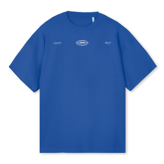 ATHBHEOBLUE Cobalt Blue Oversized Tee.