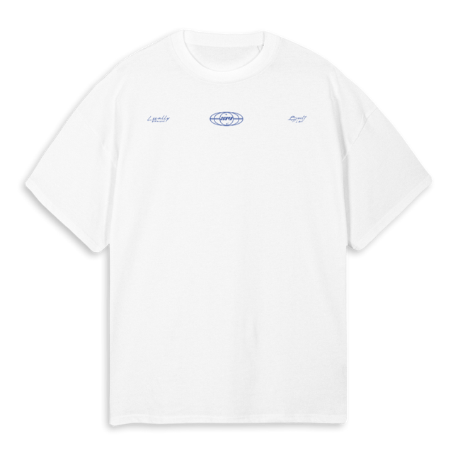 ATHBHEOWHITE White Oversized Tee.