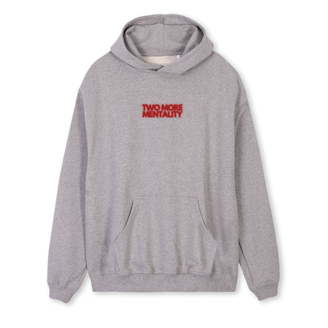 WARLIKEMAN HOODIEG_2 Grey Marl Regular Hoodie.