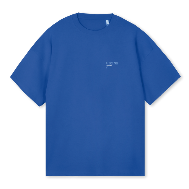 WANDERVALUE Cobalt Blue Oversized Tee.