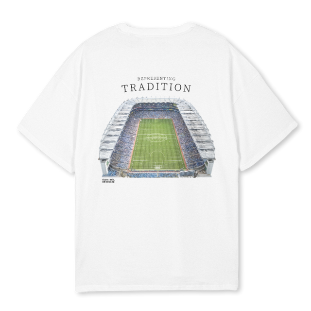 TRADITION White Oversized Tee.